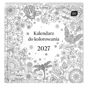 Kalendarz ścienny do kolorowania 30x30cm (relaksacyjny) wzór 2