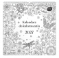Kalendarz ścienny do kolorowania 30x30cm (relaksacyjny) wzór 2