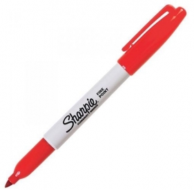 Marker Sharpie Fine permanentny - czerwony (SHP-0810940)
