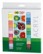 Farba akrylowa, 24 kolory x 12ml (440991)