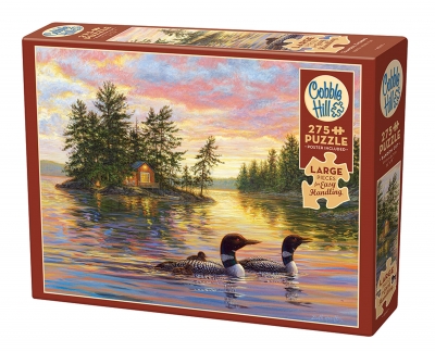 <img src='https://webimage.pl/pics/325/0/d625012480079.jpg' style='height:440px' /> Puzzle 275 XL Spokojny wieczór 112660