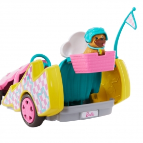 Barbie Gokart Stacie. Pojazd filmowy i lalka (HRM08)