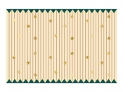 Obrus papierowy Pasy z gwiazdkami 180x120cm
