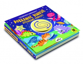 Dobranoc dinusie wyciągamy podusie! Książeczka lampeczka - David Hawcock