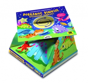 Dobranoc dinusie wyciągamy podusie! Książeczka lampeczka - David Hawcock