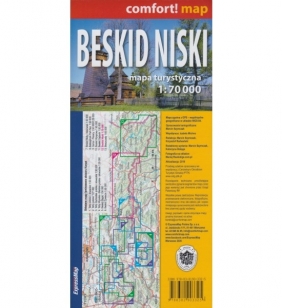 Beskid Niski, 1:70 000 - mapa turystyczna - praca zbiorowa