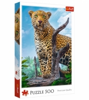 Puzzle 500: Dziki lampart (37332)
