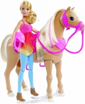 BARBIE Tanczacy Koń i lalka (DMC30)