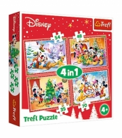 Puzzle 4w1 Świąteczny czas