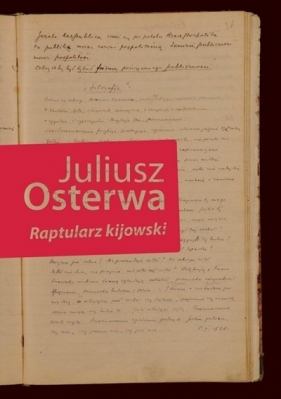 Raptularz kijowski - Osterwa Juliusz 