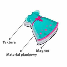 Układanka magnetyczna - Zosia, 27 magnesów