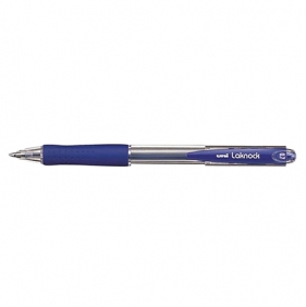 Długopis automatyczny Uni Laknock - niebieski (SN-100)