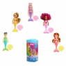 Barbie Color Reveal Chelsea. Kolorowa syrenka, lalka Ast. (HCC75) lalka
