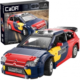 Klocki CADA. Samochód wyścigowy Citroen C4 WRC. 1569 elementów