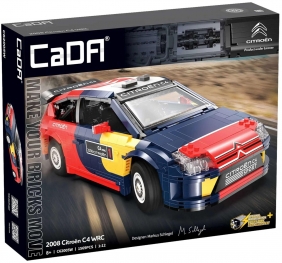 Klocki CADA. Samochód wyścigowy Citroen C4 WRC. 1569 elementów