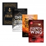  Smoczy Pakiet Empireum: Fourth Wing + Iron Flame + Onyx Storm + Dziennik