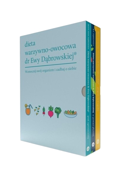 Dieta warzywno-owocowa dr Ewy Dąbrowskiej Komplet 3 książek