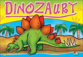 Kolorowanka. Dinozaury mała - Dinozaur zielony (A5, 12 str.) - Opracowanie zbiorowe