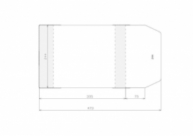Okładka regulowana 244x410mm (50szt)