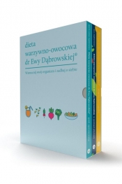 Dieta warzywno-owocowa dr Ewy Dąbrowskiej Komplet 3 książek - Borkowska Paulina, Beata Anna Dąbrowska