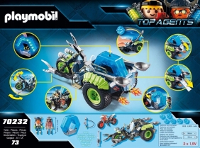 Playmobil Top Agents: Arktyczni rebelianci Lodowy trójkołowiec (70232)