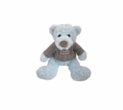 Miś Gaston miętowy w sweterku 20 cm