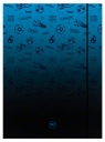 Coolpack, Teczka kartonowa A4 z gumką - Game Over Gradient Blue (23326CP)