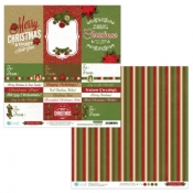 Papier dwustronny 30,5 x 30,5 cm - Christmas Time 07, 5 szt. (PYDU-011-P07)