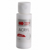 Farba akrylowa MATT - piękna biel 60 ml (0060-000)