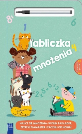 Tabliczka mnożenia z flamastrem suchościeralnym - Opracowanie zbiorowe