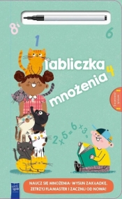 Tabliczka mnożenia z flamastrem suchościeralnym - Opracowanie zbiorowe