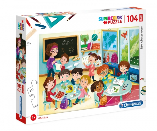 Puzzle Maxi SuperColor 104: My Classroom (23732)