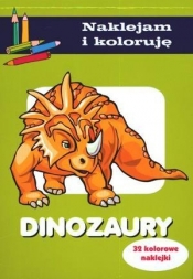 Dinozaury. Naklejam i koloruję - Anna Wiśniewska