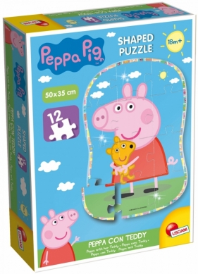 Puzzle kształtne Peppa i Teddy - 12 elementów (304-68326)