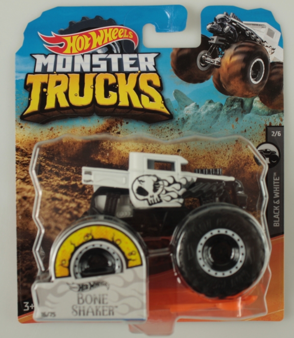 Hot Wheels Monster Trucks: Pojazd 1:64 - Bone Shaker (FYJ44/GJF15)