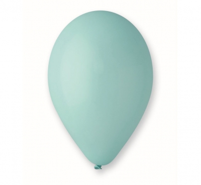Balon gumowy Godan pastelowy, turkusowy-zielony / 50szt. turkusowy 330 mm 13cal (G120/50) 