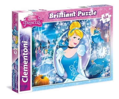Puzzle SuperColor Brilliant Kopciuszek 104 (20132)