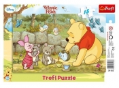 Kubuś Puchatek - Puzzle Ramkowe - 15 elementów (31132)