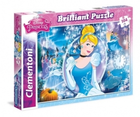 Puzzle SuperColor Brilliant Kopciuszek 104 (20132)