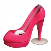 Dyspenser do taśm SCOTCH różowy but + taśma (BShoe-810D)