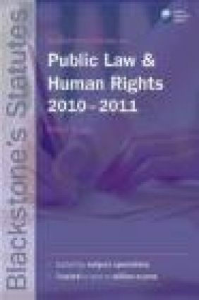 Blackstone's Statutes on Public Law R Lee