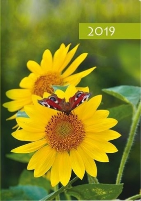 Kalendarz 2019 B7 Kolorowy kwiatek
