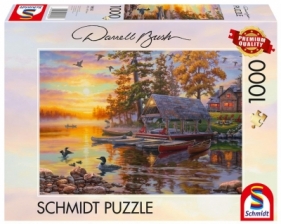 Puzzle PQ 1000 DARREL BUSH Przystań kajakowa G3