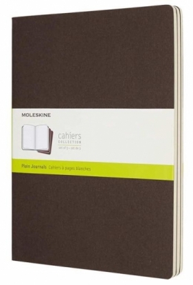 Zestaw 3 zeszytów Cahier Journals 19x25 gładki