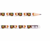 Ołówek z gumką - łowiczanki FOLKSTAR