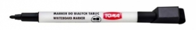 Marker do tablic czarny z magnesem (20szt) TOMA