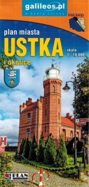 Mapa - Ustka, Rowy i okolice 1:10 000 w.2023 - Opracowanie zbiorowe