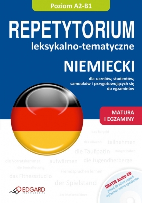 Niemiecki Repetytorium leksykalno tematyczne + CD - Izabela Kudła, Jakub Bero