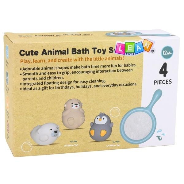 Zabawki do kąpieli Zwierzątka 4el.