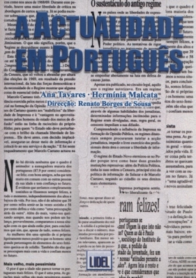 Actualidade em Portugues - Ana Tavares, Hermínia Malcata
